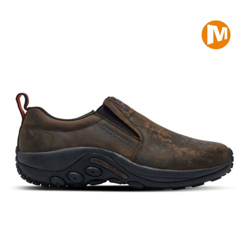 Merrell Jungle Moc Leather SR Sicherheitsschuhe Herren DunkelBraun [DE-FRZOQ]